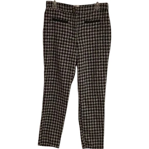 Autres Filles black and white houndstooth pants size M NWT - Picture 1 of 7